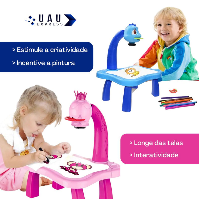 Mesa Interativa para Desenhos Infantis - Loja Uau Express