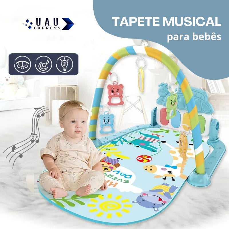 Tapete Musical de Atividades para Bebês - Estimule o Desenvolvimento e a Diversão! - Loja Uau Express